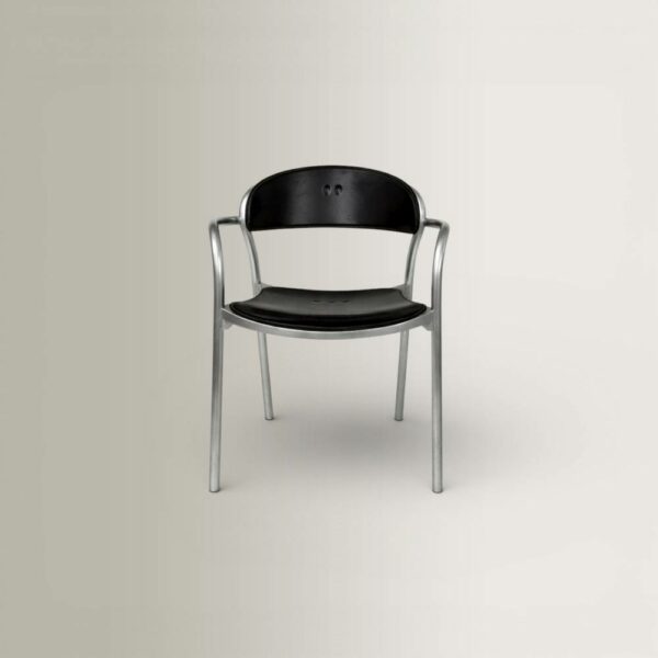 Καρέκλα Cuoietto - Inox, CT070