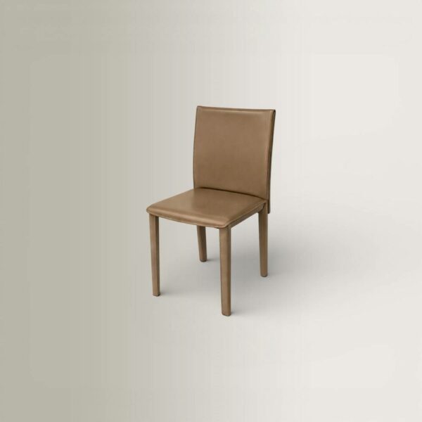 Καρέκλα 109 - Μπεζ, Δέρμα Col.70
