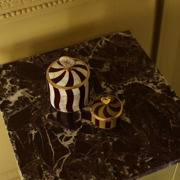 Κουτί Abby - Burgundy, 14x9x9