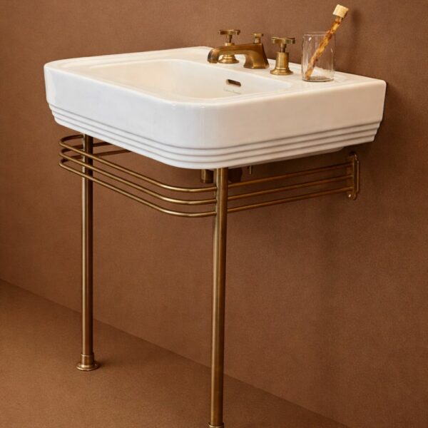 Νιπτήρας Belle Aire - Aged Brass, 65cm