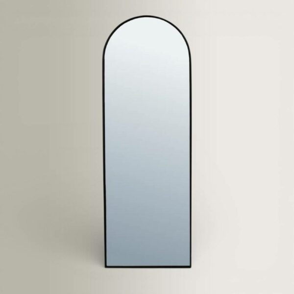 Επιτοίχιος Καθρέφτης Arch - Μαύρος, 98x2x34