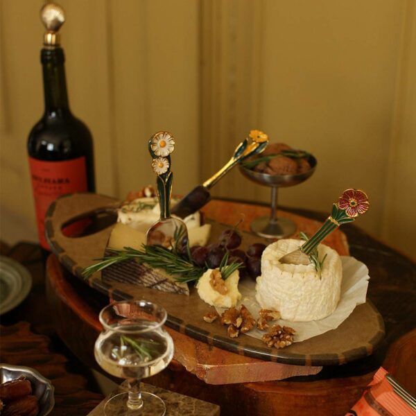 Σετ Τυριών Posy - Brass & Stainless Steel, 17x3x1