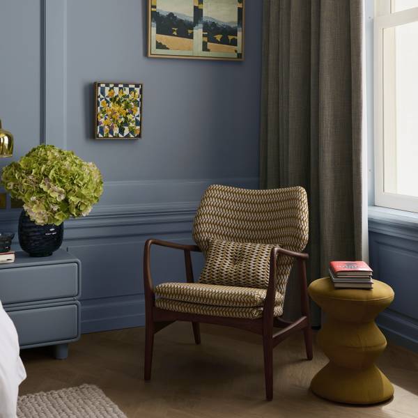 Σκαμπώ Zig Zag Soft - Κίτρινο, 36xH47