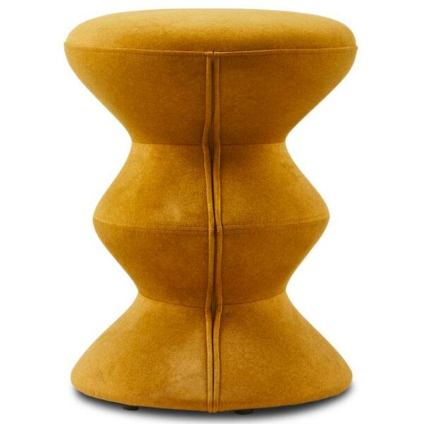 Σκαμπώ Zig Zag Soft - Κίτρινο, 36xH47