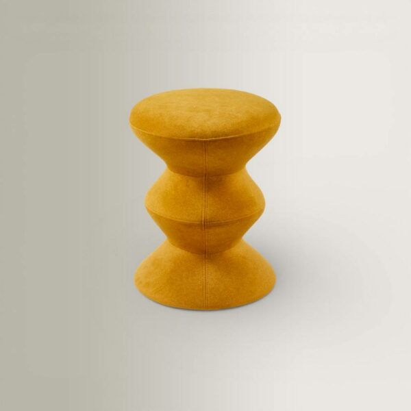 Σκαμπώ Zig Zag Soft - Κίτρινο, 36xH47