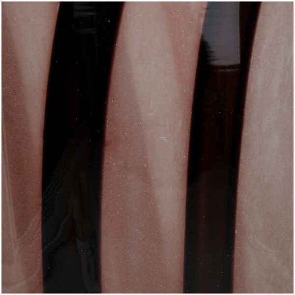 Βάζο Stripe - Καφέ, 16x16x31