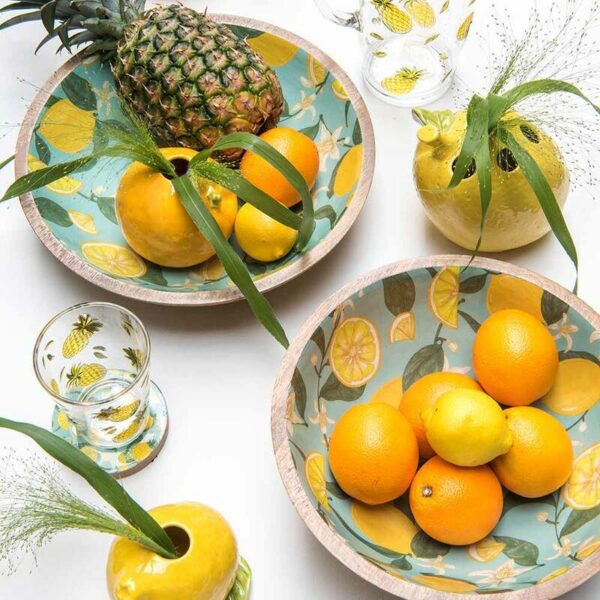 Βάζο Lemon - Κίτρινο, 16x13x15