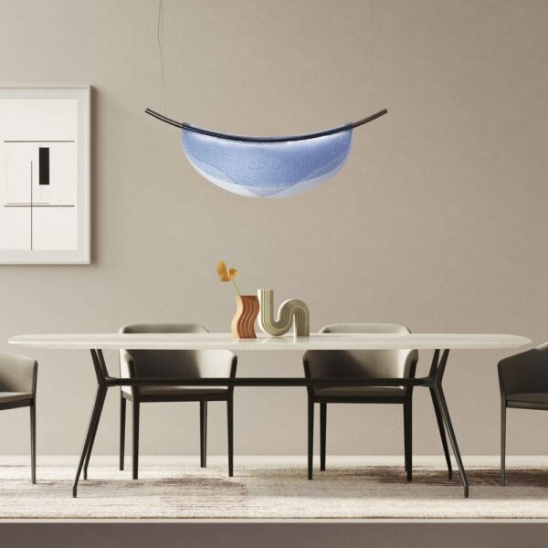 Φωτιστικό Οροφής Dalì 4036/SG - Grey Glass LED