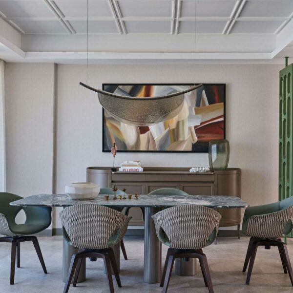 Φωτιστικό Οροφής Dalì 4036/SG - Grey Glass LED