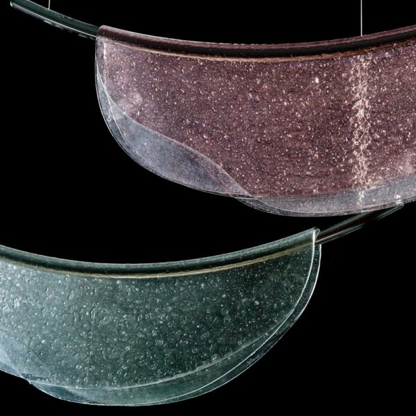 Φωτιστικό Οροφής Dalì 4036/SG - Grey Glass LED