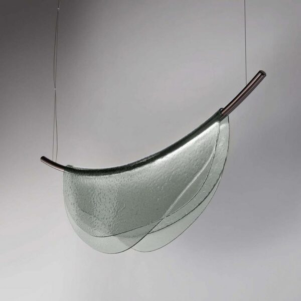 Φωτιστικό Οροφής Dalì 4036/SG - Grey Glass LED