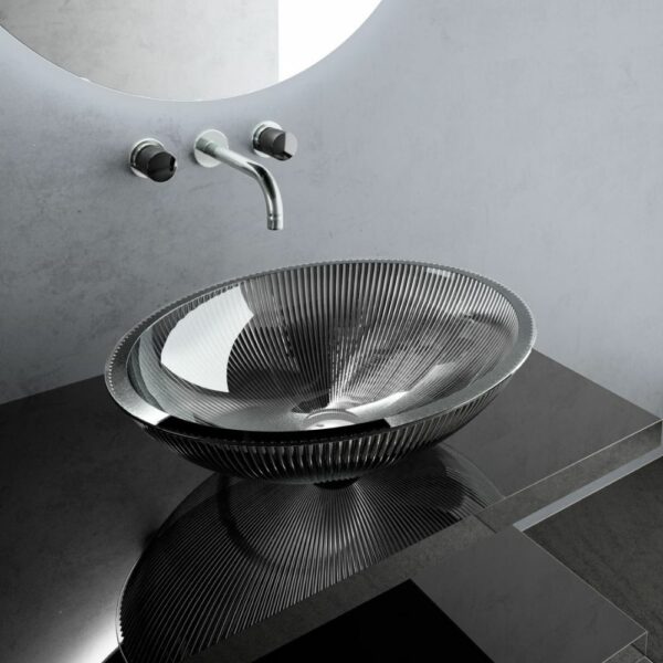 Νιπτήρας Plissé 40 - Stormy Grey, Φ40