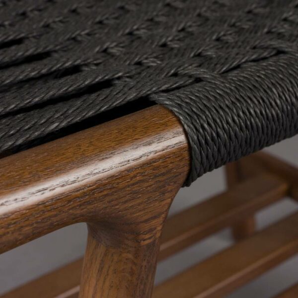 Σκαμπώ Kintaro - Walnut, 60x35x43