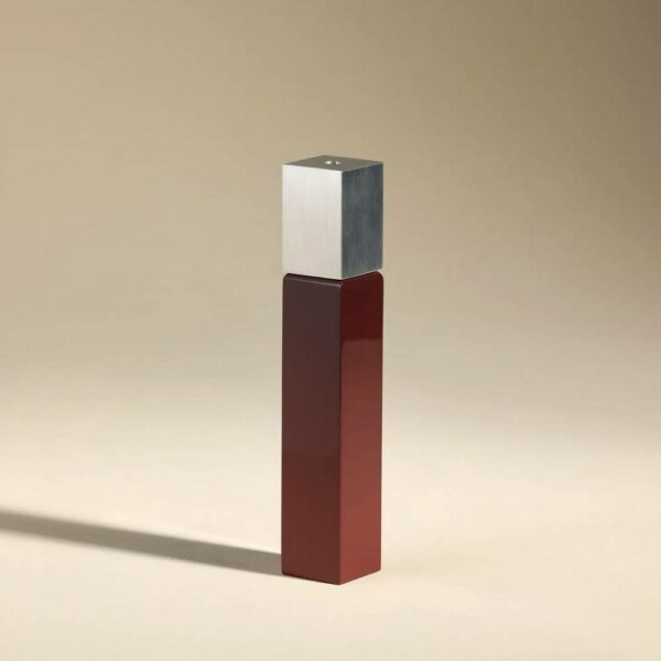 Oscar Candlestick - Red, 4x4xH23