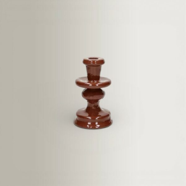 Κηροπήγιο Turret - Chocolat, 9,5xH15,5